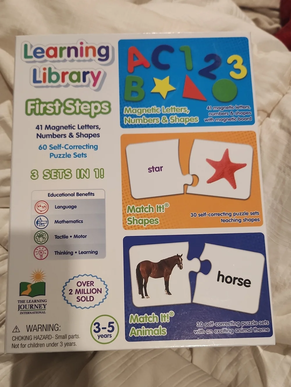 First Steps Magnetic Letters/puzzle Sets